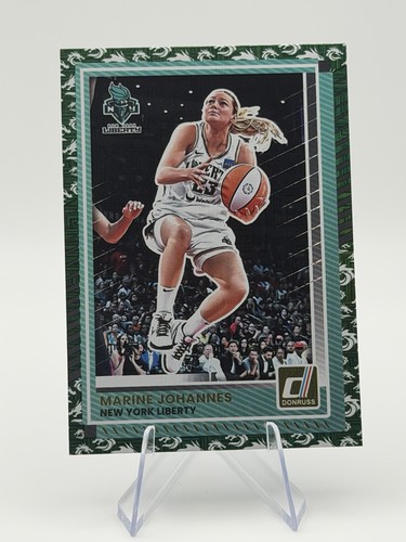 Panini 2025 Donruss WNBA Dragon Parallel Marine Johannes #79 New York Liberty