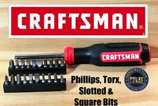 SURPLUS STOCK Craftsman 21pc Magnetic Handle Torx Hex Allen Screwdriver set