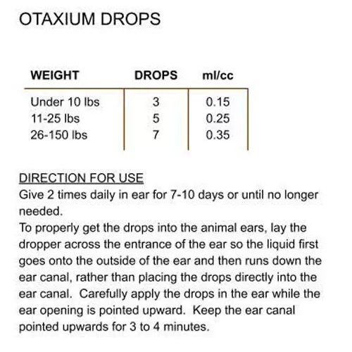 Amber Naturalz Otaxium Drops - Natural Ear Care Health for Pets, 1 oz. - Picture 3 of 8