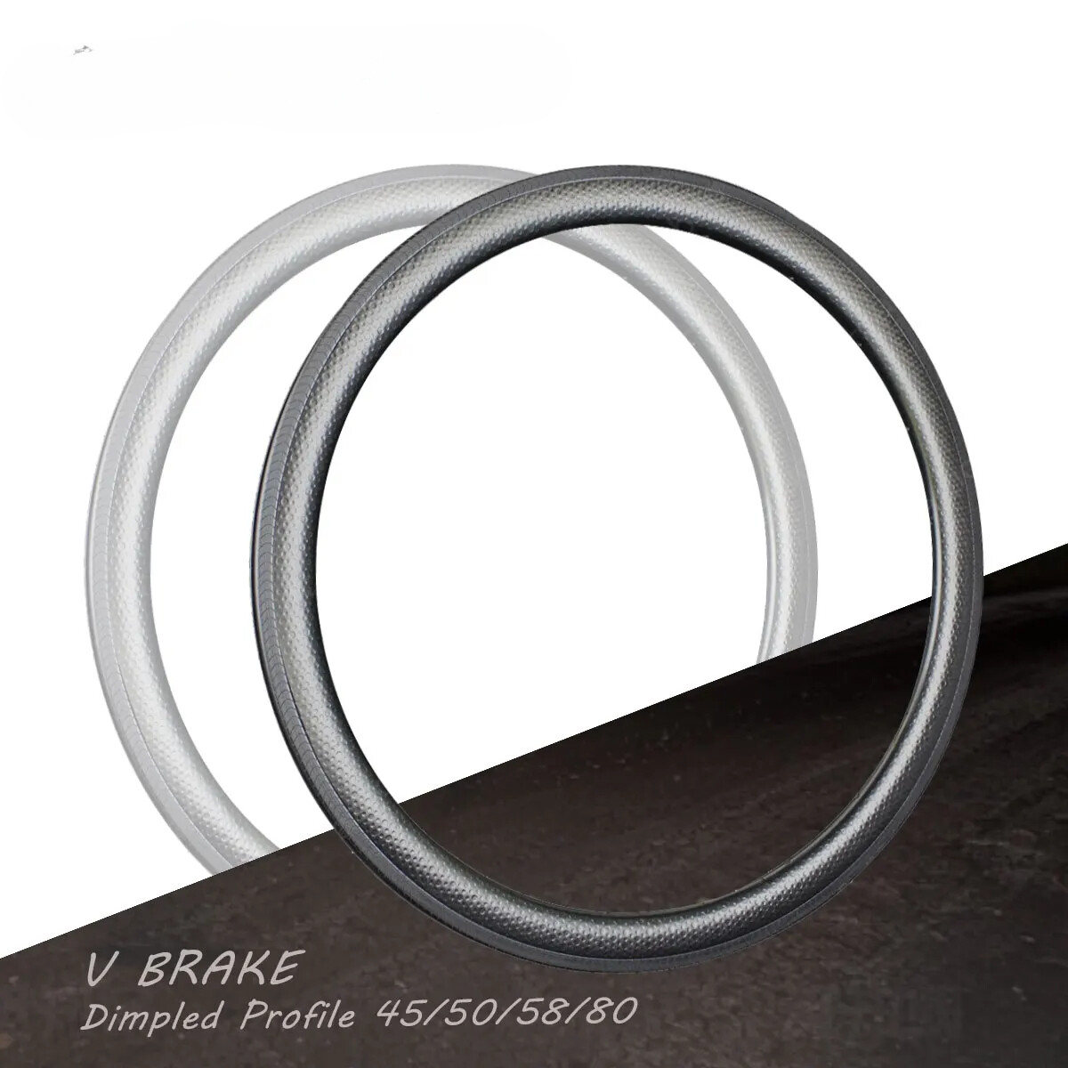 Cerchi bici da strada in fibra di carbonio tubeless