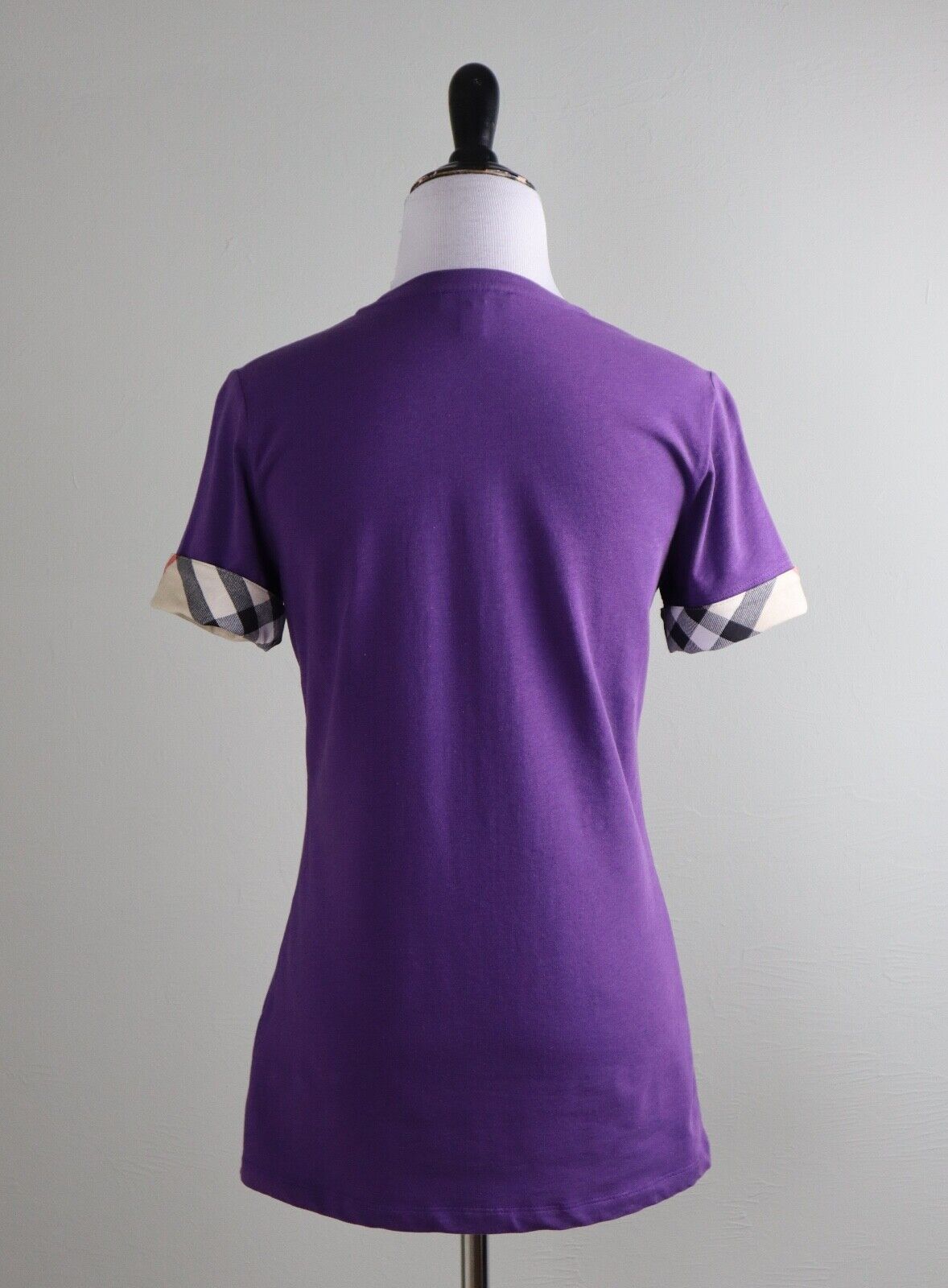 BURBERRY BRIT Solid Purple Classic Nova Print Che… - image 4