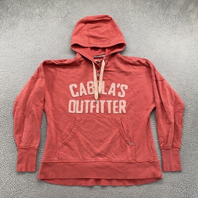 Cabela's Outfitters Women's Pullover Henley Hoodie Sweatshirt in