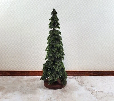 CREATIVE ACCENTS Tall Conifer Evergreen Pine Spruce Tree Scenery 6" Tall Miniature Model RR