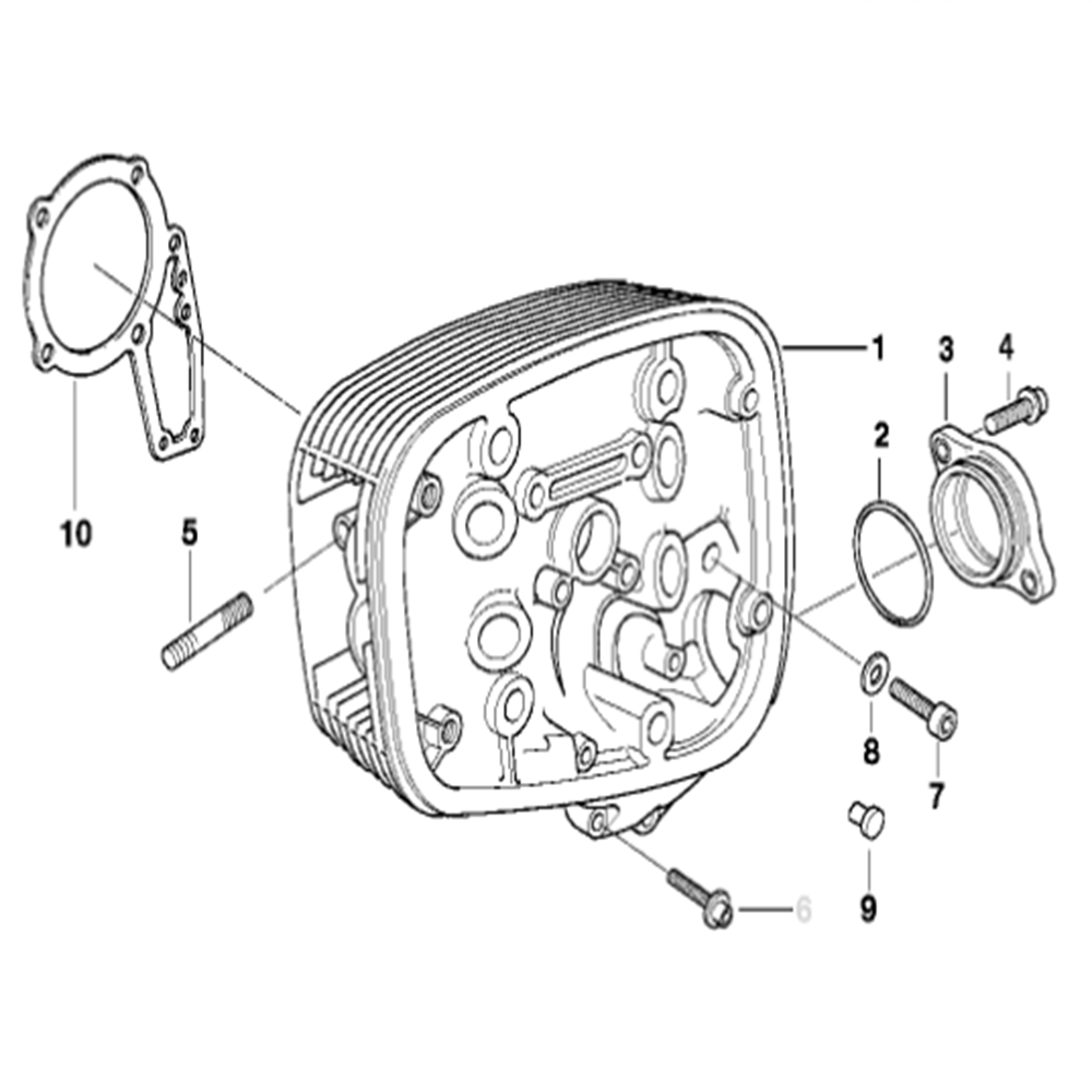 2PCS Cylinder Head Gasket For BMW R850 R850GS 19932006 11121342869