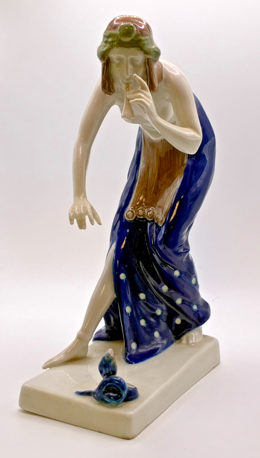 Berthold Boehs for Rosenthal Art Deco “Snake Charmer” Porcelain Figurine *RARE*