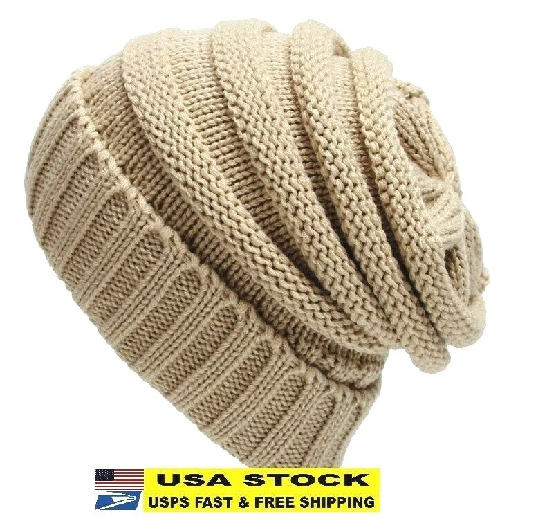 Gorro holgado para mujer y hombre esquí holgado calavera gorra cálida primavera invierno Foto 2 de 4