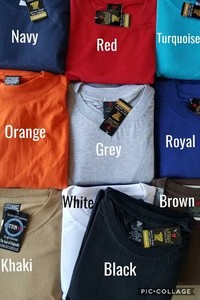 4x plain t shirts