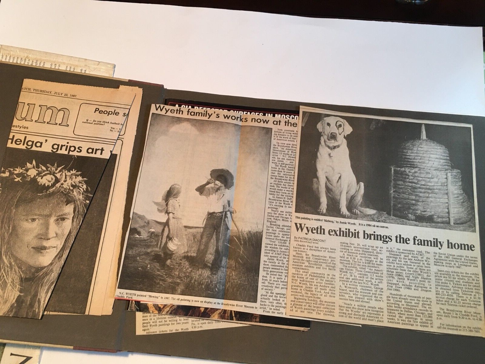 Andrew Wyeth Oversized Art Book 1968 with Time Magazine Article eBay