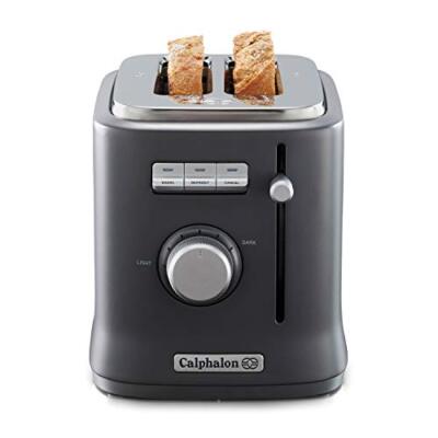 Calphalon 2084021 Intellicrisp 2 Slice Toaster, Black