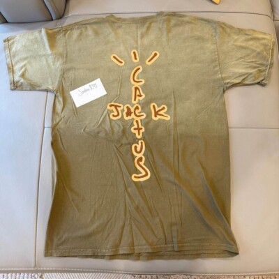 Travis Scott Highest in the Room Cactus Jack tee size L Olive USED