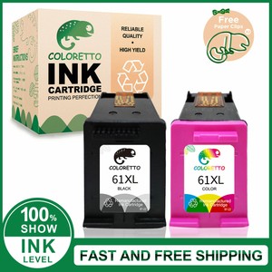 61xl Black Color Ink Cartridge Combo Set For Hp Envy Deskjet Officejet Printer Ebay 61xl Black Color Ink Cartridge Combo Set For Hp Envy Deskjet Officejet Printer Ebay