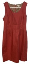 J.Crew Pink Sleeveless Mid Length Dress 100% Cotton