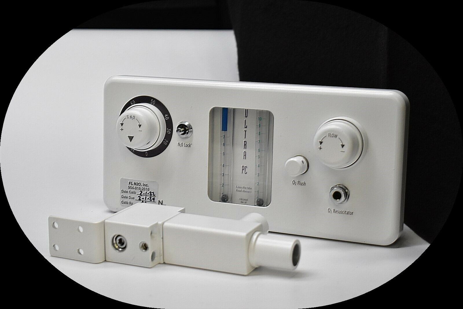 Accutron PC Ultra Dental Nitrous N2O Flowmeter REFURBISHED w/ 1