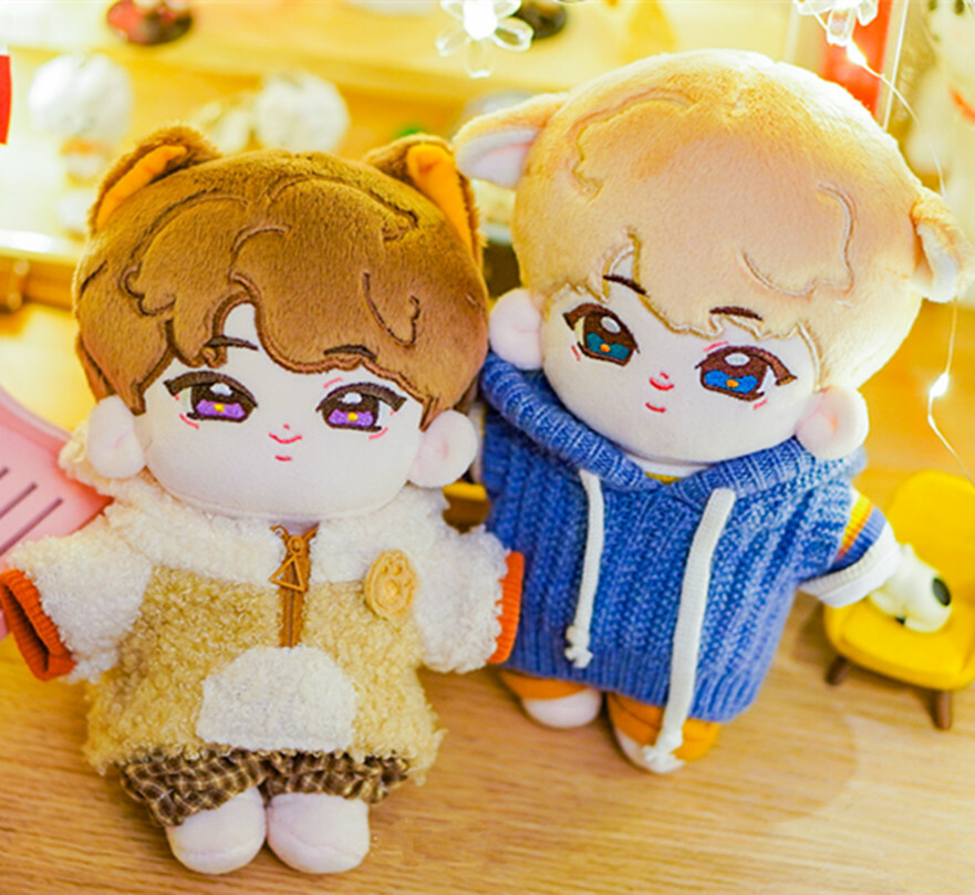 18cm KPOP Bangtan Boys Plush Star JIN Doll Toy Kim Seok Jin