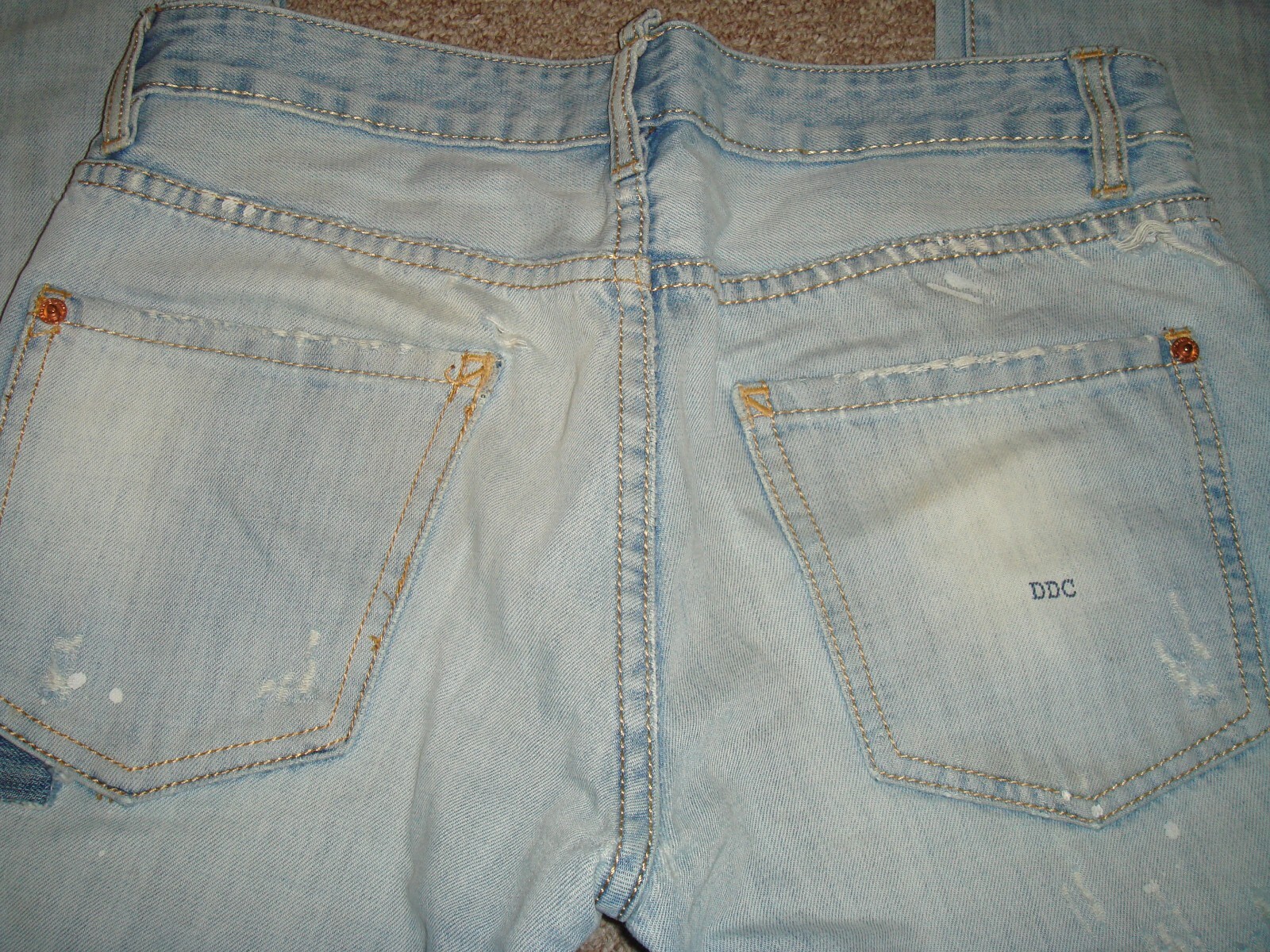 DSQUARED2 PATCH DISTRESSED PAINT SPLATTER SLIM DE… - image 6