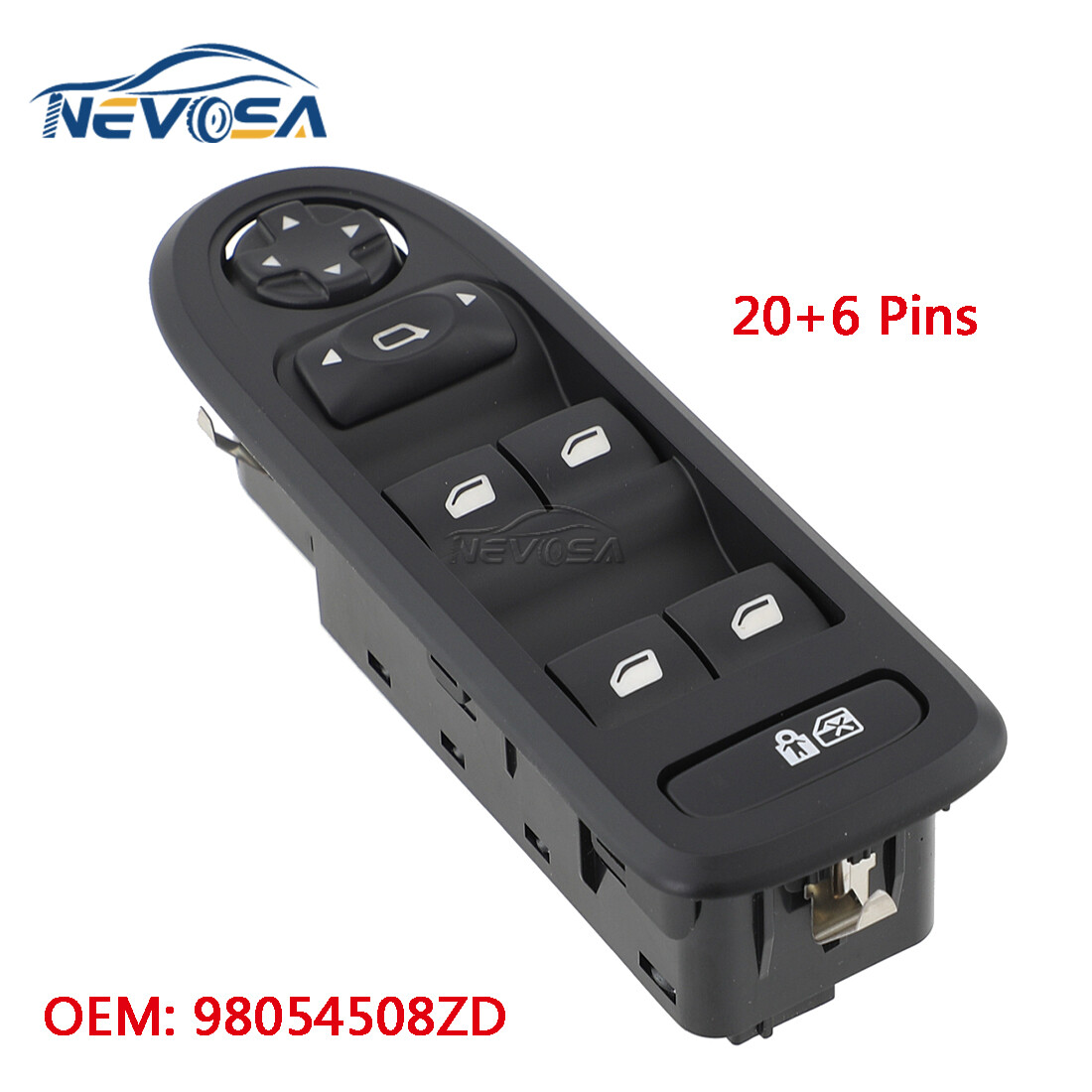Front Driver Side Power Window Switch For Peugeot 308 5 98054508ZD