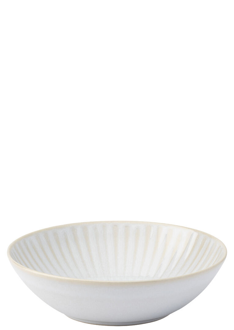 Venus Round White Coupe Bowl Set For Soup Pasta Salad 6.5"" (17Cm) Pack Of 6
