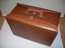 Vintage Padded Double Sided Vinyl 60 Single Cassette Tape Carry Case EXCELLENT