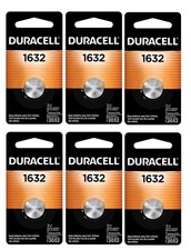 6  Duracell Lithium Coin 1632 3 V 137 Ah Medical Non-Rechargeable Battery 1 pk