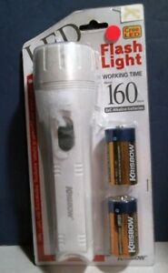  Krisbow  FG 01043 Cree LED Flash Light  With Batteries FREE 