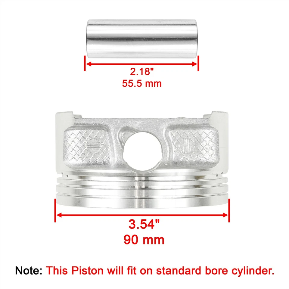 Anillo de pistón de 2 cilindros para Can-am Commander 800R/Commander Max 800R 2011-2020 Foto 4 de 4