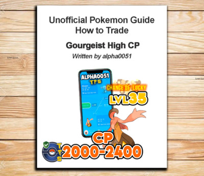 Pokemon Guide - How to Trade Gourgeist Lvl 35 High CP (Include 1 Trade Free)