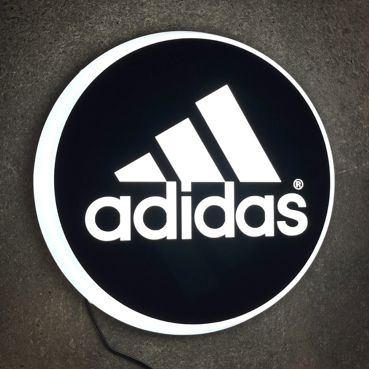ADIDAS LED ILLUMINATED LIGHT UP WALL SIGN SHOE TRAINERS SHOP 