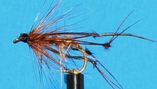 5 x HopperS -Hares ear [HOP 6]  fly fishing flies,# 14 barbed