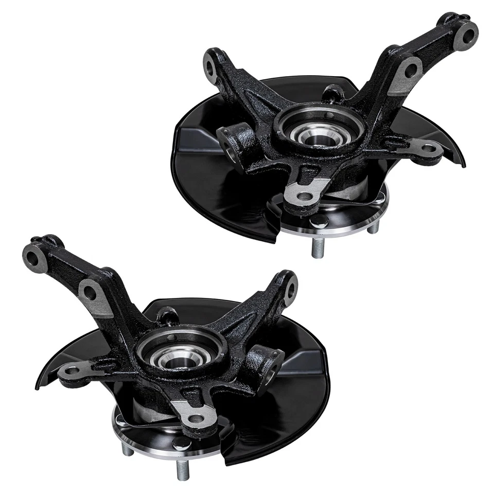 Conjunto de cojinete de cubo de rueda de nudillo de dirección delantera para Honda Civic 2006-2011 Foto 3 de 4