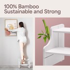 Kids Step Stool, 250lb Capacity - Safe, Durable, Bamboo Step Stool  — photo 7