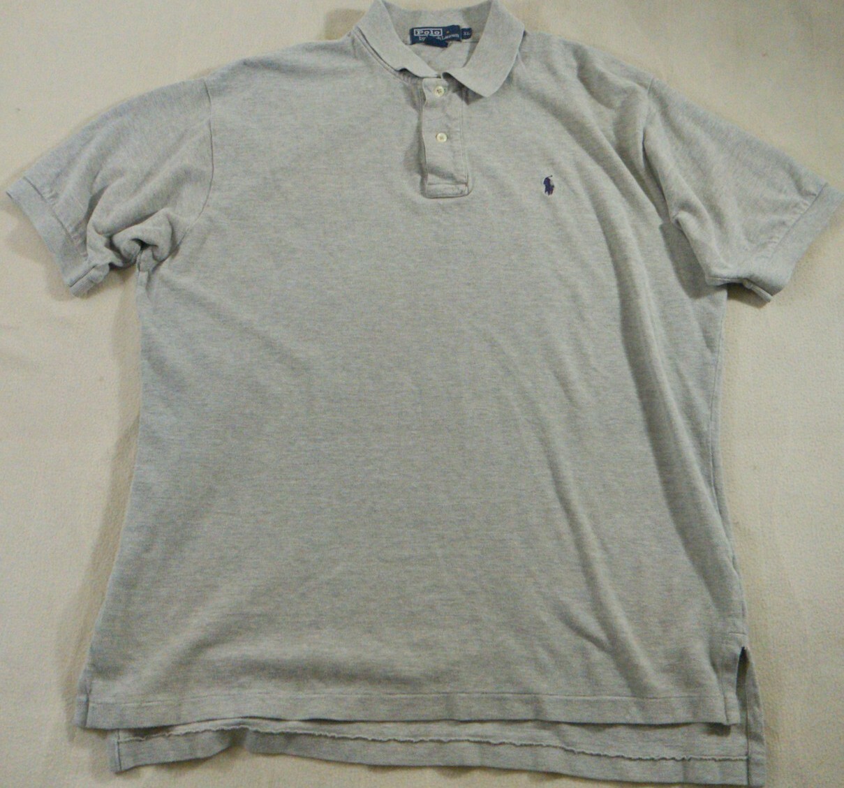 Polo Ralph Lauren vintage camicia uomo extra large grigio pony casual anni 90