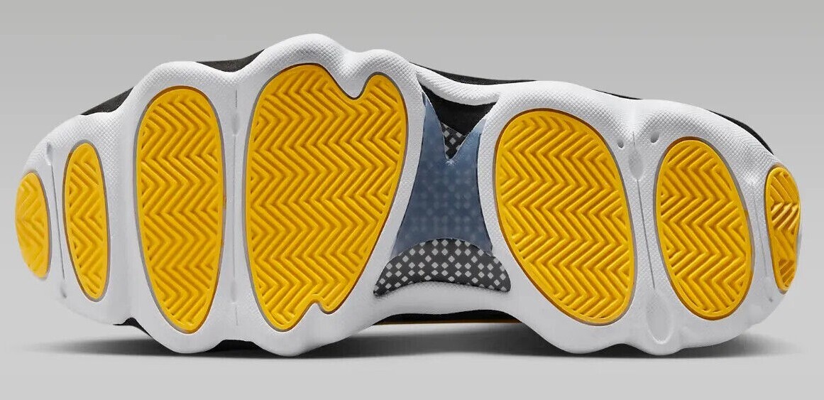 Nike Air Jordan Pro Strong Athletic Shoes White Black Tour Yellow