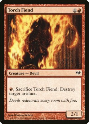 Magic MTG Tradingcard Dark Ascension 2012 Torch Fiend 106/158