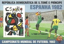 Timbre Sports Football St Thomas et Prince BF32 ** non dentelé (70480EN)