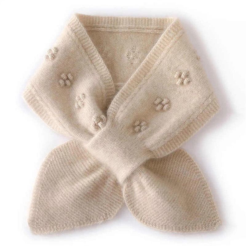 Winter Lady 100% Knit Pure Cashmere Kerchief Short Scarf Decoration Neckerchief
Opens in a new windo