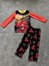 Lego Boys 2 Pc Fleece NINJAGO Themed Pajama Set - Size 4/5 EUC 