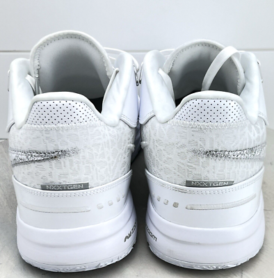 ヌートレ Size 14 - Nike Zoom LeBron NXXT Gen AMPD White Metallic Silver for