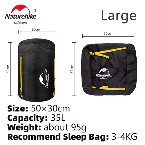 Naturehike Waterproof Compression Sack 300D Oxford Sleeping Bag Storage Camping - Picture 7 of 9