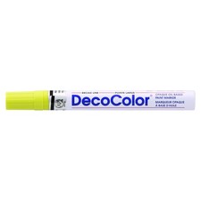 Decocolor Lime Green Broad Point Paint Marker,Art Pens Markers