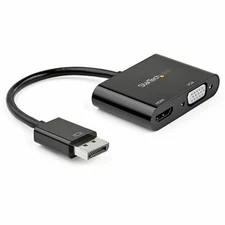 StarTech DisplayPort to HDMI VGA 4K 60Hz Adapter DP2VGAHD20