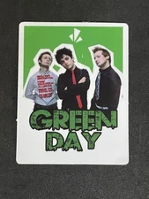 Green Day Logo Image Sticker Green Iconic 90s Punk Band For Laptops New