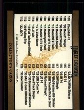 Harley Davidson Series Two 1992 Collect-a-card Collector Cards