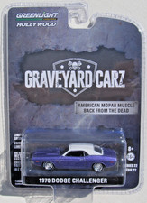 GREENLIGHT HOLLYWOOD SERIES 22 GRAVEYARD CARZ 1970 DODGE CHALLENGER R/T VHTF
