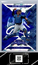 2025 Panini Crusade #22 Blake Mitchell Crusade Blue Cracked Ice