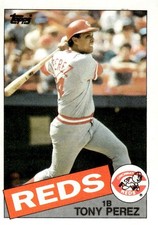 1985 Topps #675 Tony Perez Cincinnati Reds HOF