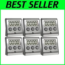 Elegant Digital Timer - Strong Magnetic Back, Auto Shut-Off