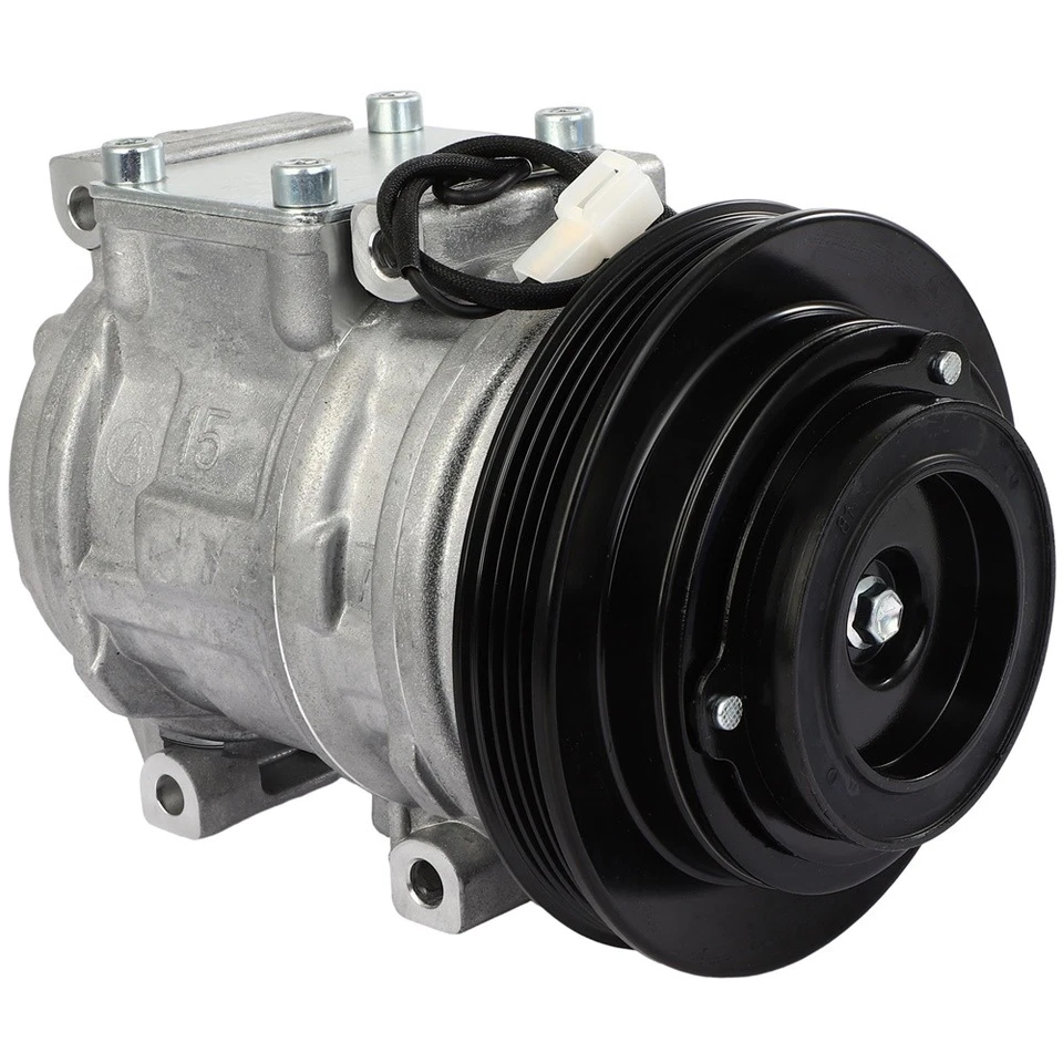 A/C Compressor w/ Clutch for Toyota Pickup 2.4L 1988-1990&1995 Pickup 3.0L 1995 Foto 3 de 4