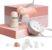 Electric Breast Pump - Simulates Baby  s Tongue with Adjustable Shield 18-24mm 