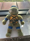 VTG 1989 Teenage Mutant Ninja Turtles Leonardo Plush Stuffed Toy Playmates 9”
