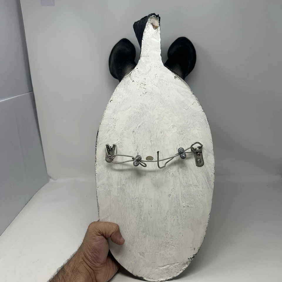 Escultura de pared con cabeza de cebra Toscano de diseño grande decoración de safari de resina Foto 4 de 4